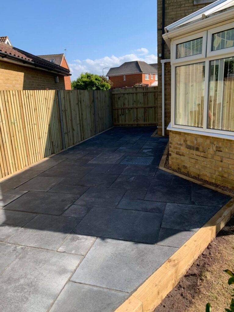 Labrador Tree Surgery. Based in Herne Bay. For all your tree surgery and tree surgeon needs. Job carried out in Herne Bay - Porcelain Patio and Decking