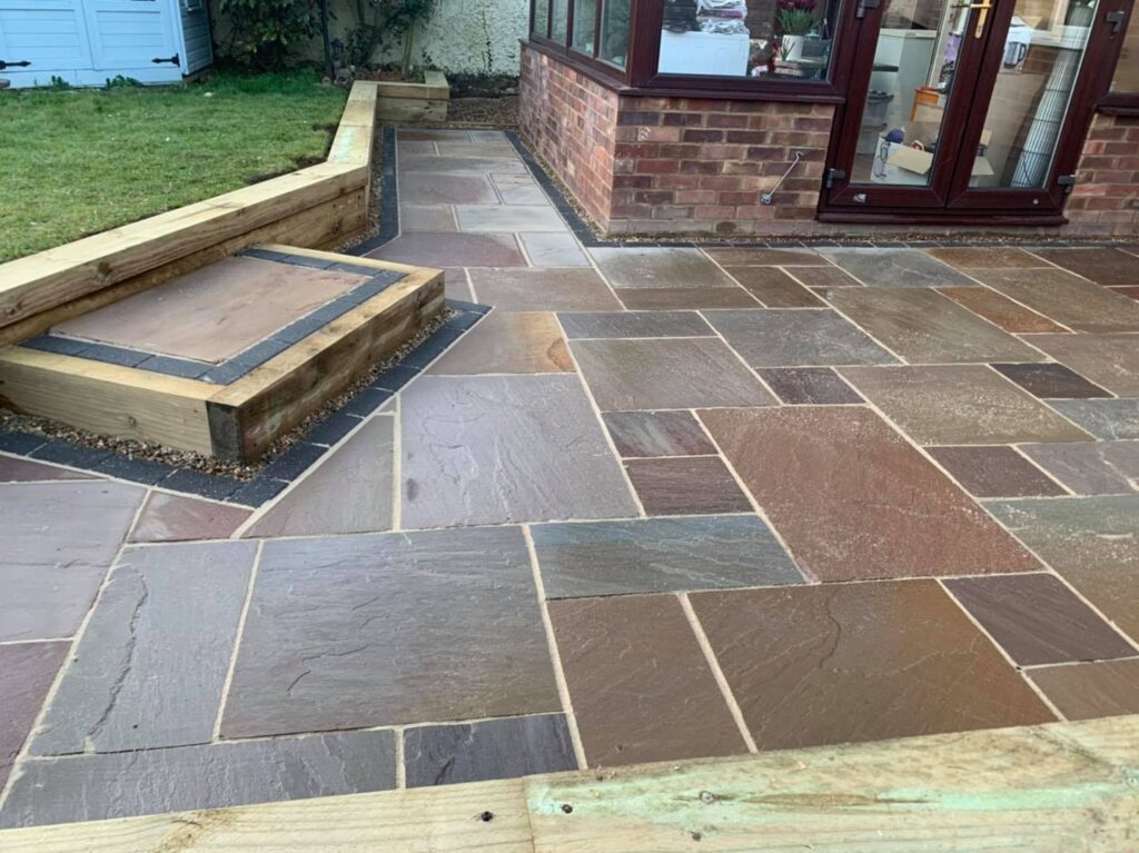 Labrador Tree Surgery. Based in Herne Bay. For all your tree surgery and tree surgeon needs. Job carried out in Herne Bay - Porcelain Patio and Step Onto Decking