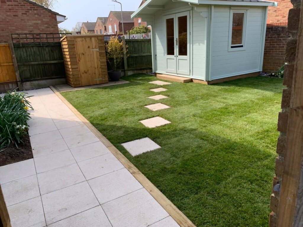 Labrador Tree Surgery. Based in Herne Bay. For all your tree surgery and tree surgeon needs. Job carried out in Herne Bay - Porcelain Patio Walkway