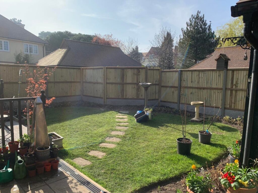 Labrador Tree Surgery. Based in Herne Bay. For all your tree surgery and tree surgeon needs. Job carried out in Herne Bay - Porcelain Patio Walkway